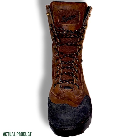 Danner Mens Size 10 Prong Horn Leather Brown Gore-Tex Hard Toe Outdoors Boots - Picture 4 of 9